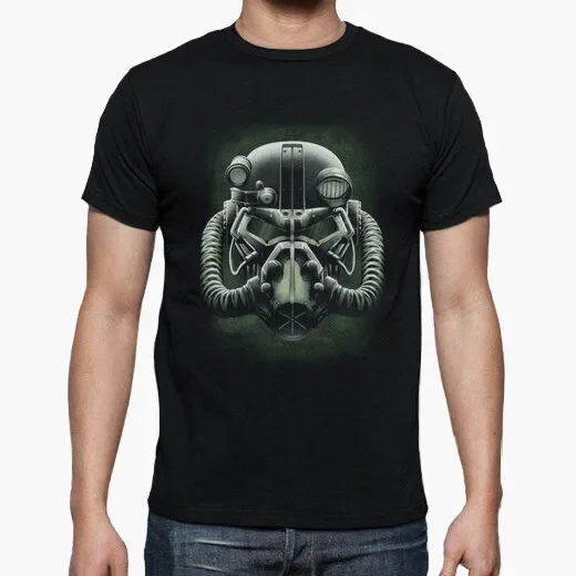 

War Never Changes. Unique Soldier Mask Graphic Printed T-Shirt. Summer Cotton O-Neck Short Sleeve Mens T Shirt New S-3XL