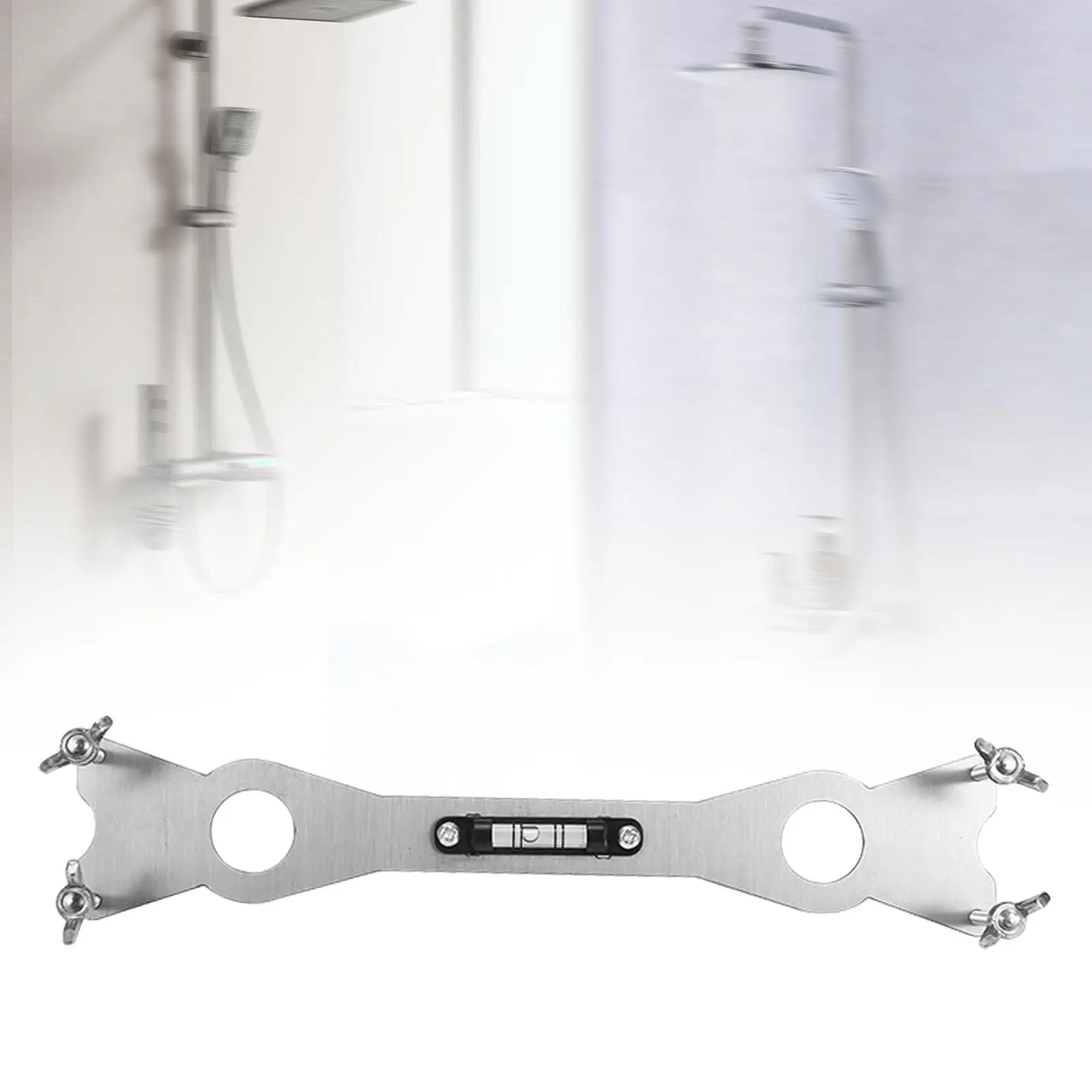 Multifunctional Bathroom Wrench Mixing Valves Holder,Wrench Tools Bathroom Distance Measuring Tool for Toilet Shower Faucet