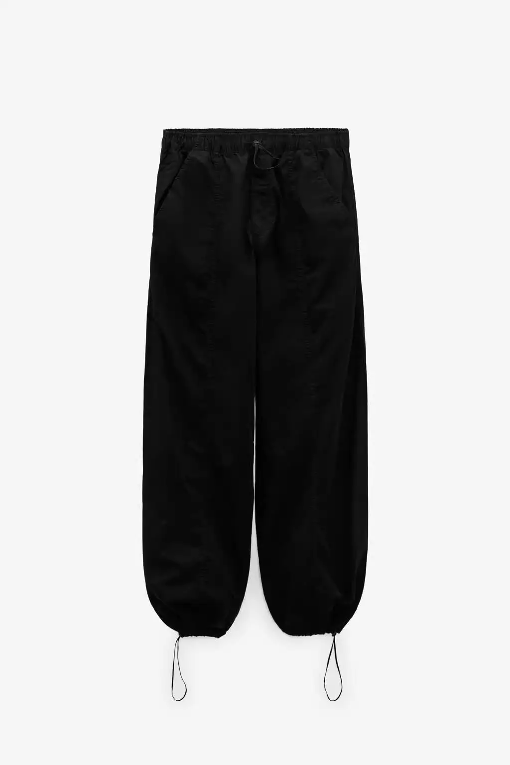 ลำลองหลวมบลา ร่มกางเกงขาตรงชุดทำงานกางเกงใหม่มาถึงผู้หญิงแฟชั่นฤดูร้อนผ้าฝ้ายเอว L