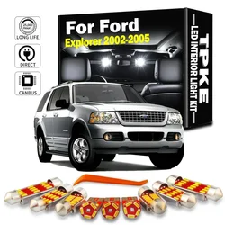 TPKE 15Pcs LED Interior Map Dome Light Reading Bulbs Kit For Ford Explorer 2002 2003 2004 2005 Vanity Mirror Lamp Accessories