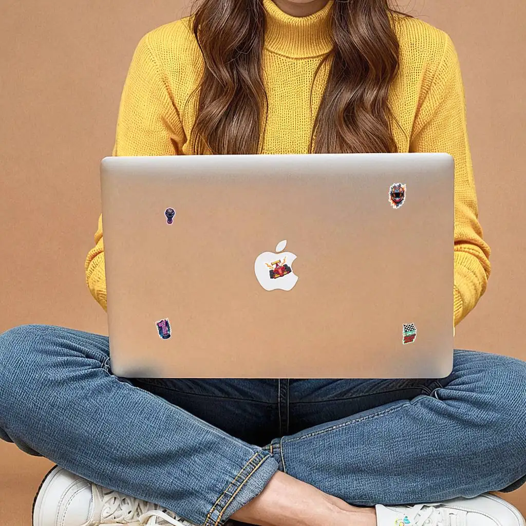 35pcs-50pcs Sporty Speed Stickers Dynamic Racing Trophy Stickers  Stickers For Notebook Luggage Mobile Phone Cup Laptop