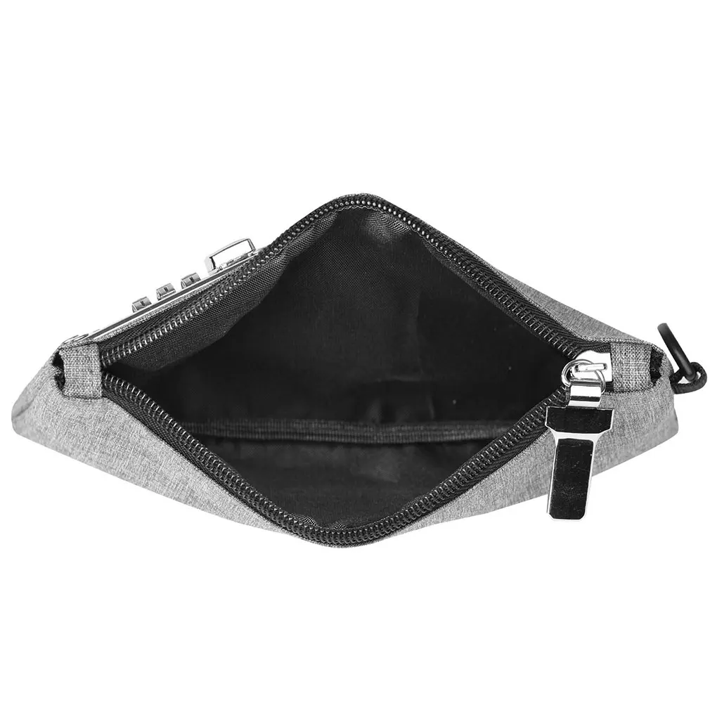 Ultra-thin กระเป๋าใส่เหรียญรหัสผ่านล็อค Anti-Theft กระเป๋าใส่บัตรแบบพกพากระเป๋าโทรศัพท์มือถือมัลติฟังก์ชั่นใหม่กระเป๋าสตางค์กระเป๋าคลัทช์