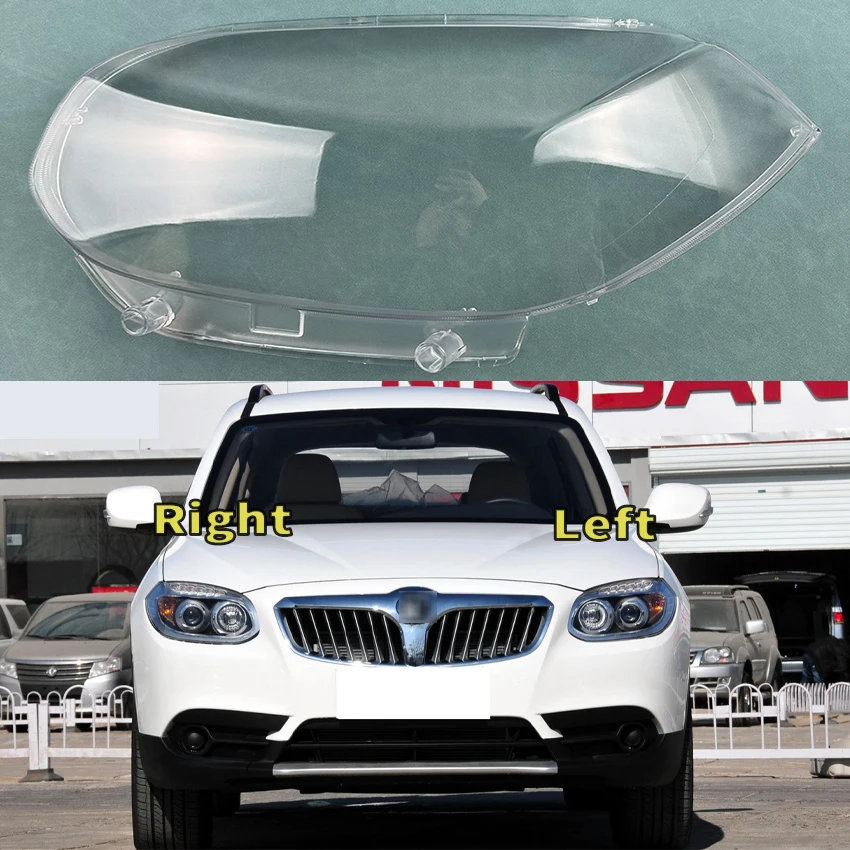 

For Brilliance V5 2012 2013 Headlight Housing Shell Lamp Shade Lens Transparent Headlamp Cover Plexiglass Auto Replacement Parts