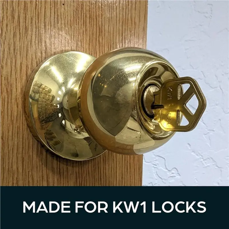 

Набор из 50 заготовок ключей для домашнего и профессионального использования, премиум-качество из латуни, KW1, необработанные заготовки ключей-A45M