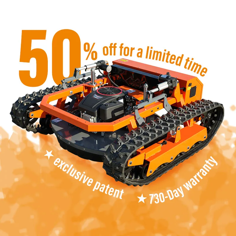 Lightweight Remote Control Mini Lawn Mower Robot Small Robotic Garden Zero Turn Lawn Mower
