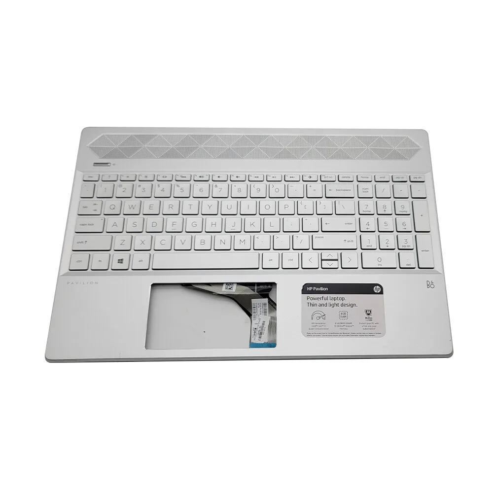 

For HP Pavilion 15CS 15-CS 15T-CS 15-CW Palmrest Backlit Keyboard L24752-001 US
