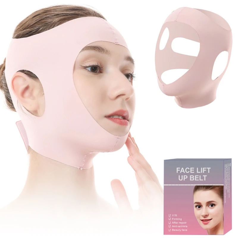 Adjustable Sleep Chin Strap for Jaw Support Jaw Line Shaper and Face Slimming Lifting Mask Comfortable Face Lift Belt Dropship