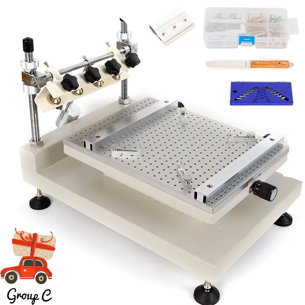 Stampante per stencil manuale per pasta saldante ad alta precisione, stampa PCB Hine Bymaocar