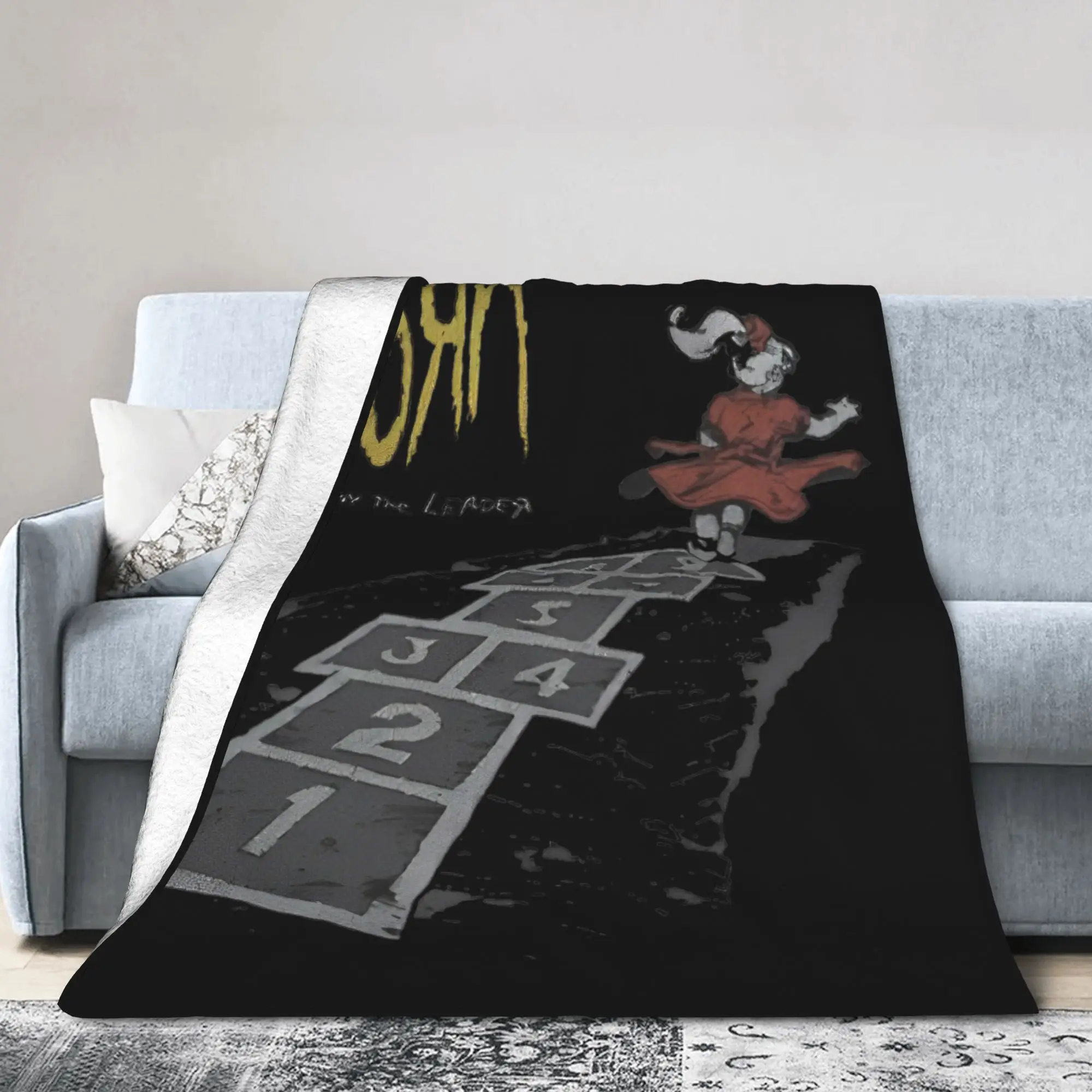 موسيقى الروك كورن بطانية الفرقة المعادن الثقيلة هارد روك كورن أغنية غامض رهيبة لينة رمي بطانية للمفرش النسيج ديكور الأريكة #1