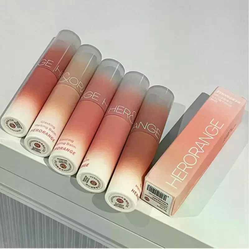 1個入り HERORANGE ジェリーソリッドリップグロス – チェリーレッドリップティント – ミラーフィニッシュ ノンスティックカップ 長持ちする保湿リップスティック
