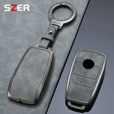 아연 합금 자동차 원격 키 케이스 커버 쉘, 메르세데스 벤츠 A C E S G 클래스 GLC CLE CLA GLB GLS W177 W205 W213 W222 X167 AMG용