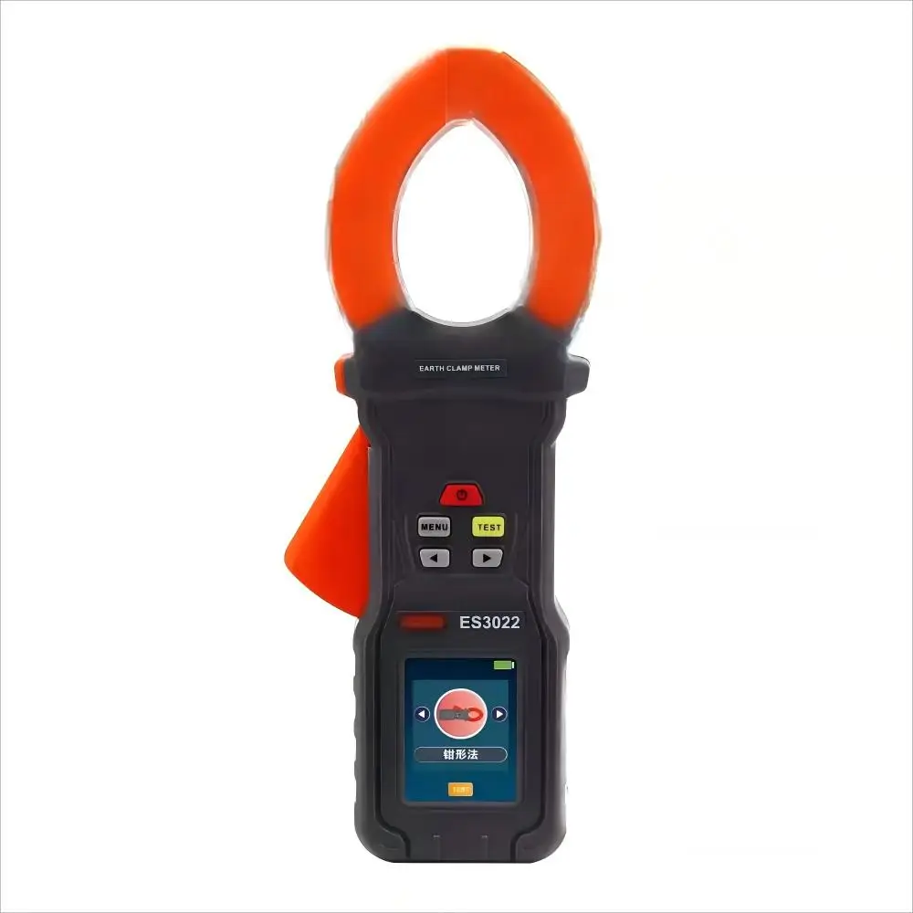Grounding Resistance Tester with Ground Stake and Clamp, Loop Resistance Tester