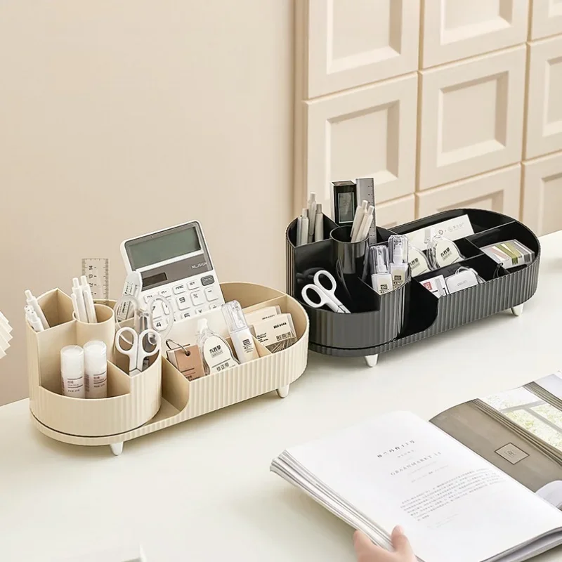

Desktop Storage Box Stationery Pencil Sundries Storage Box Makeup Brushes Organizer Dressing Table Cosmetics Storage Rack