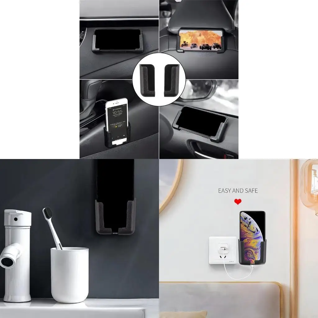 6XDF Universal Adhesive Dashboard Phone Mount For Car Anti Shock Holder Nonslip Mobile Holder for Home Office