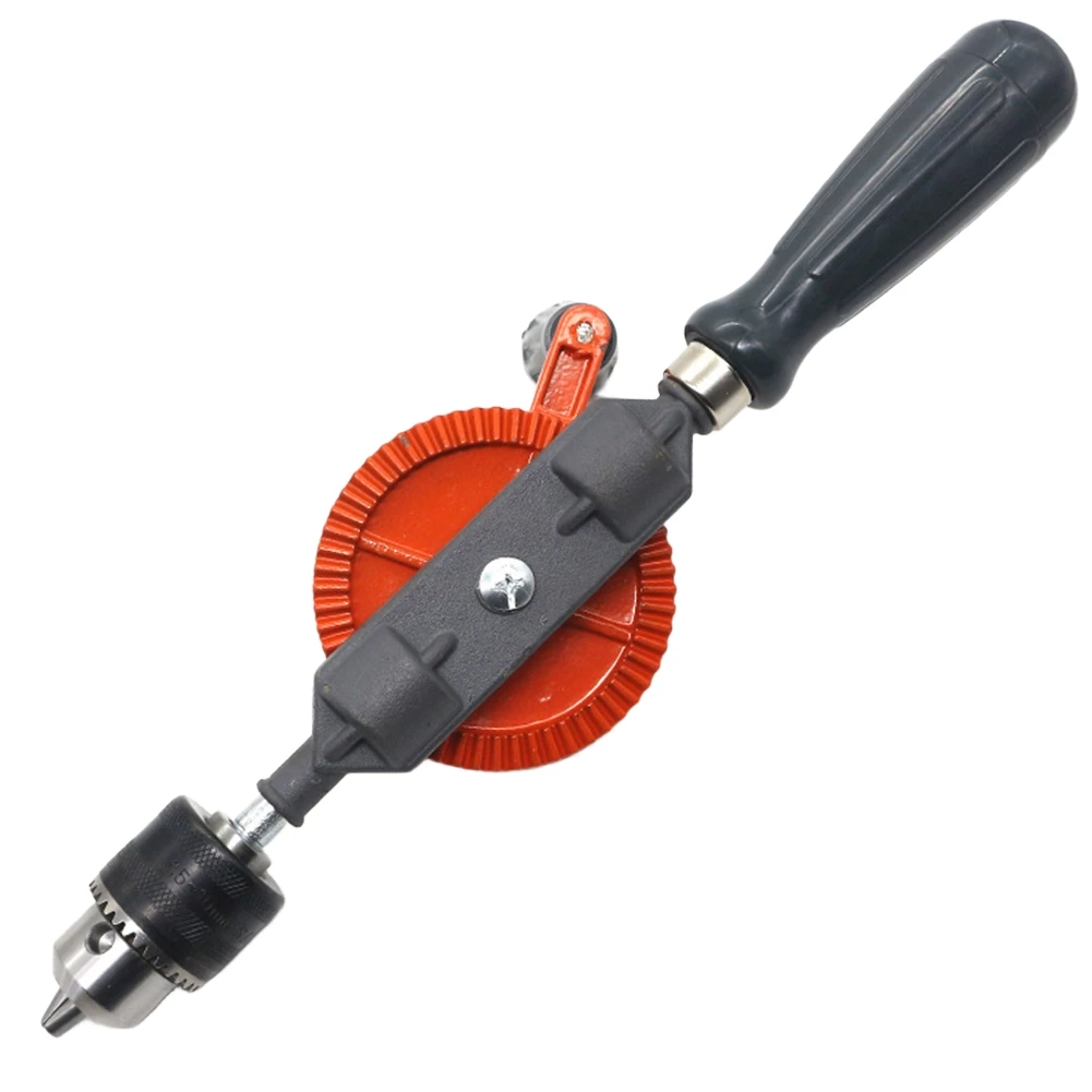 for-small-workshop-projects-manual-hand-drill-hand-drill-kit-orange-no-electricity-required-chuck-key-for-diy-woodworking