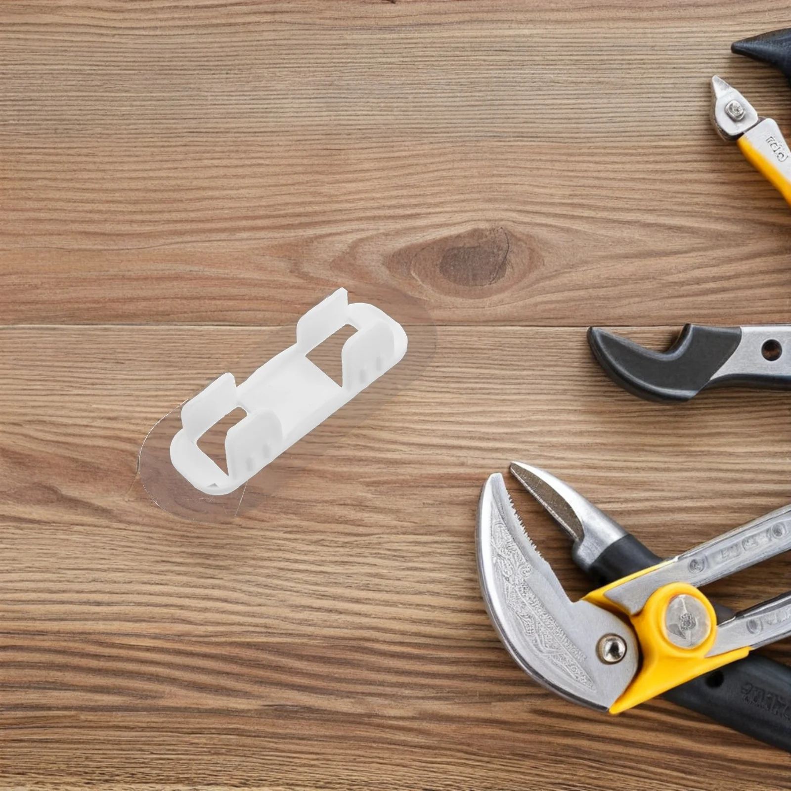 

4Pcs PVC Pipe Clamps Drain Buckle 10-15mm Self Adhesive Washing Machine Drain Hose Holder Clips No Drilling Required for Tiles