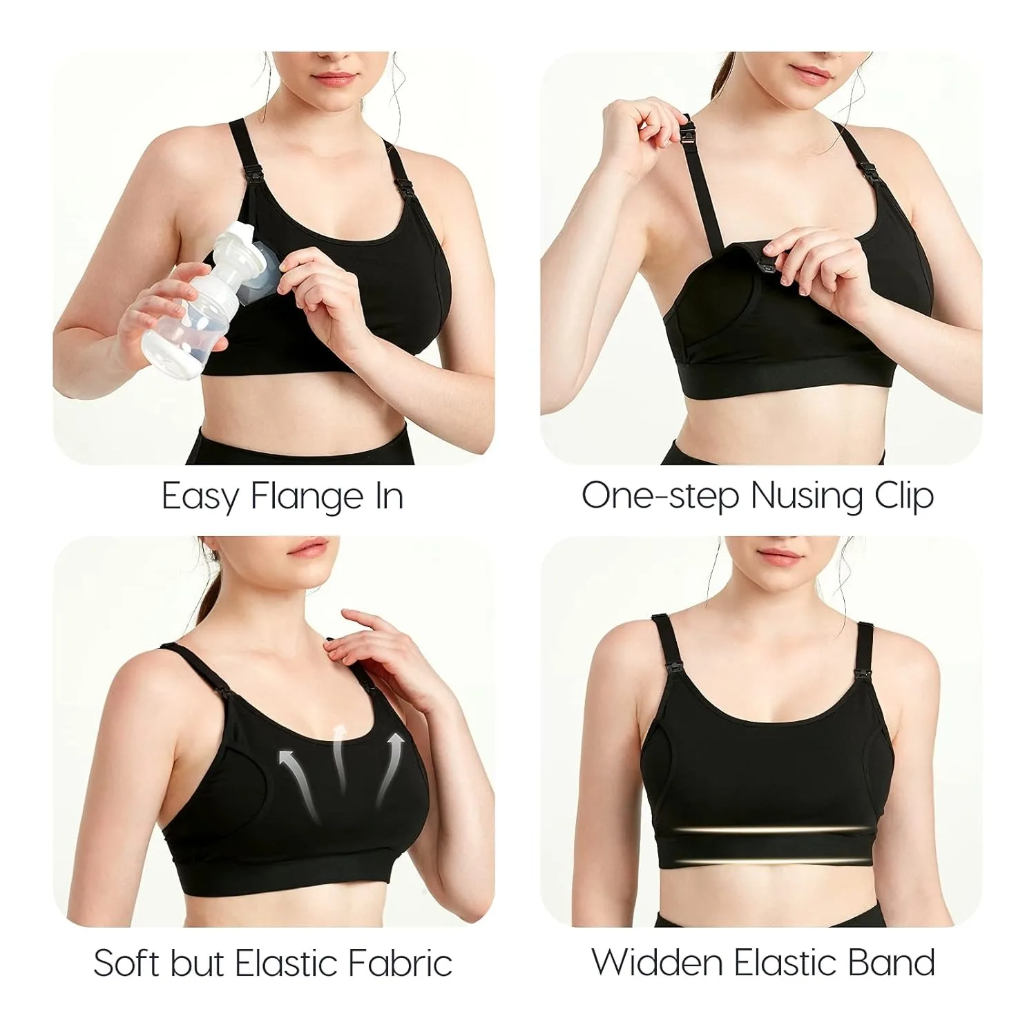 الأمومة حر اليدين ضخ الصدرية قابل للتعديل حمالة صدر للرضاعة مريحة ضخ الصدرية مناسبة للأطياف لانسينو فيليبس أفنت