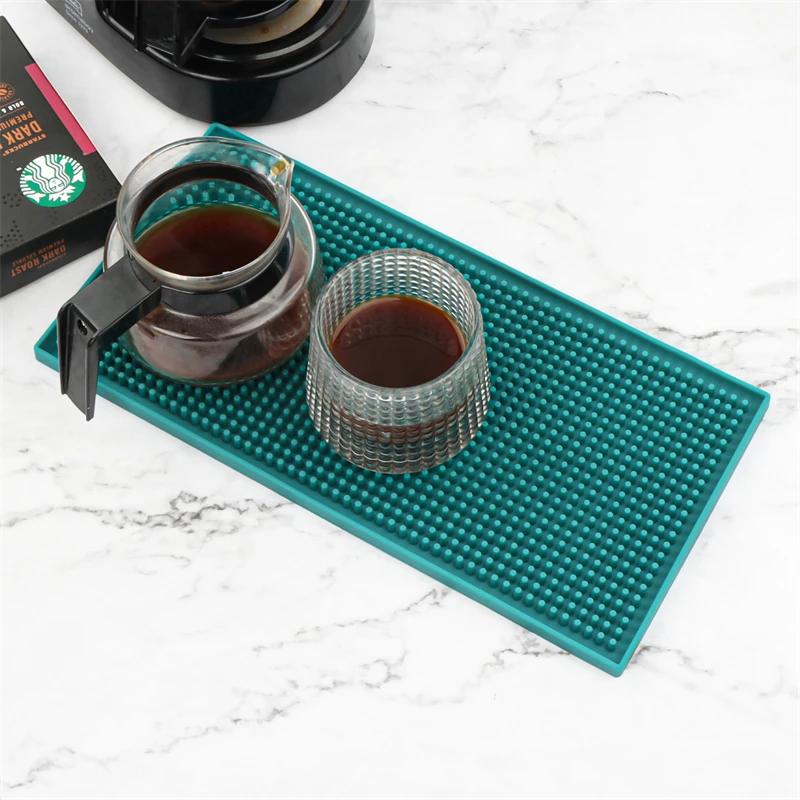 Robuste und stilvolle Barmatte aus Silikon zum Trocknen von Kaffee und Glas – perfekt für Bars, Restaurants und Arbeitsplatten zu Hause – Detail 6