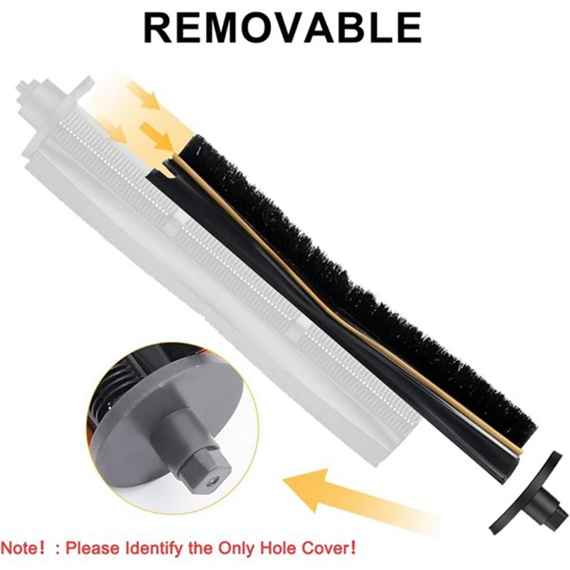 Main Brush Strips for L10s Ultra/L20 Ultra/X30 Ultra/X40 Ultra Anti- Roll Brush Strip Accessories Part
