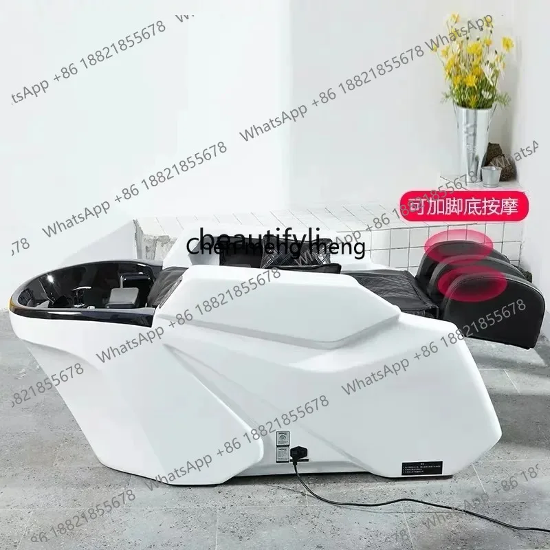 LHX26 ss 26 Automatic Intelligent Electric Massage Couch Hair Saloon Dedicated Head Therapy Thai Flushing Bed Salon Shampoo Bed