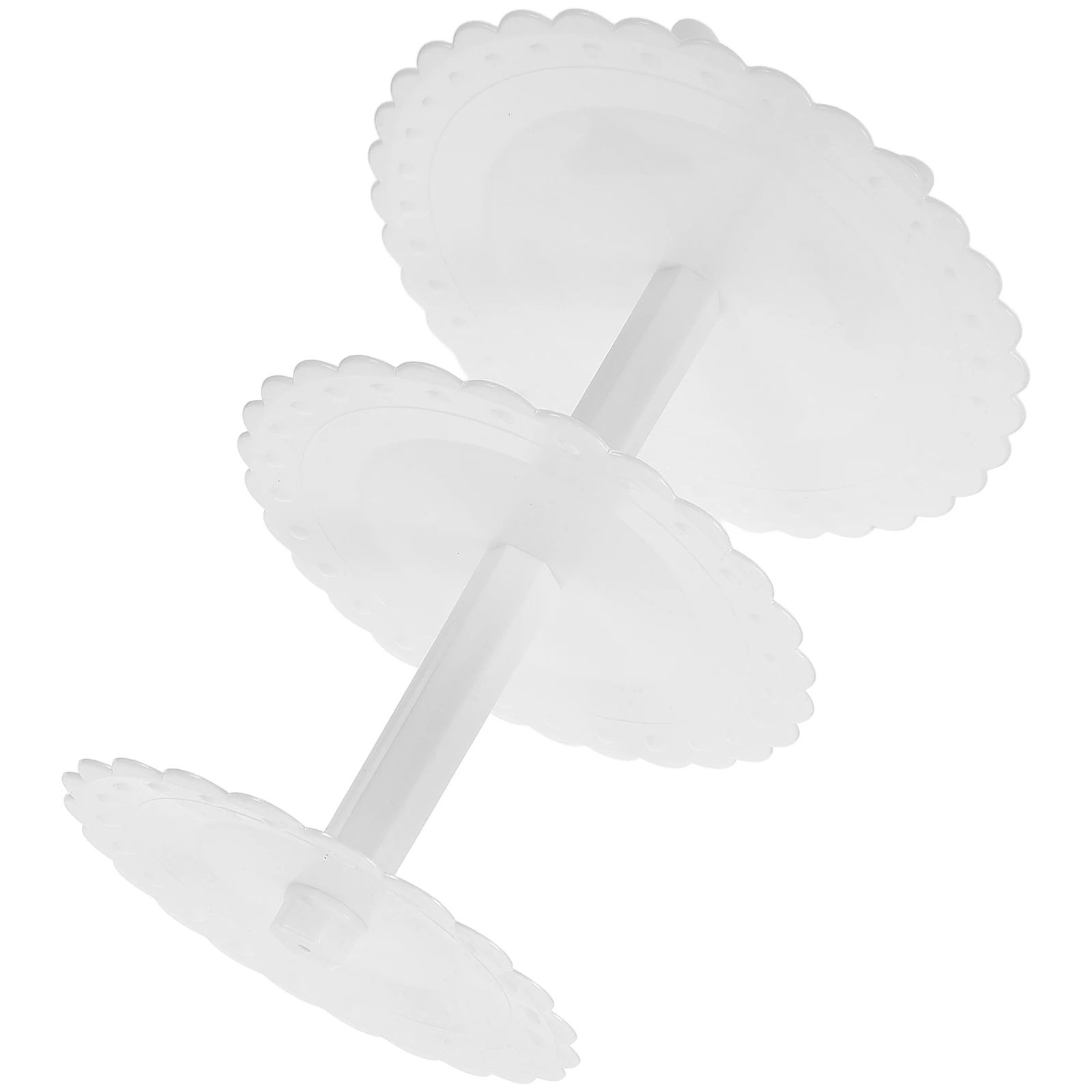 

Three Tier Cake Stand Plastic Dessert Display Stands Afternoon Tea Party Multi Function Cupcake Holder Storage Wedding