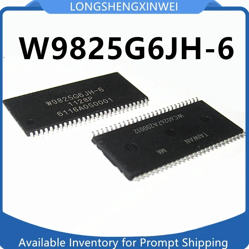 1PCS ของแท้ W9825G6JH-6 W9825G6 ยี่ห้อใหม่ TSOP54