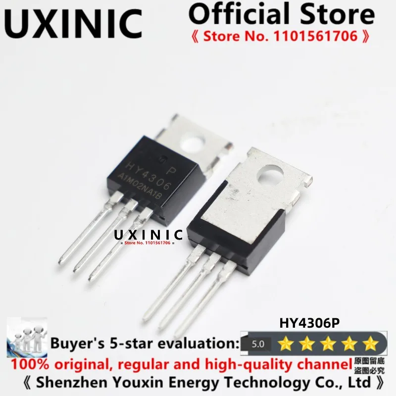 UXINIC 10pcs/LOT 100% New Imported OriginaI HY4306P HY4306TO-220 Field Effect MOS Tube 60V 230A 162A