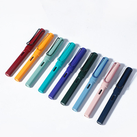 1Pc Inkging Pens Elegant Design EF/F/0.38mm Hooded Nib Fountain Pen for Smooth Writing, Great for Signature School Supplies