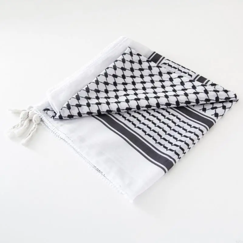 w0ya 멀티 사용 arafat hijab scarf neck shawl 성인 사막 스카프 아랍 shemagh headscarf 아라비아 두바이 사우디 헤드 커버