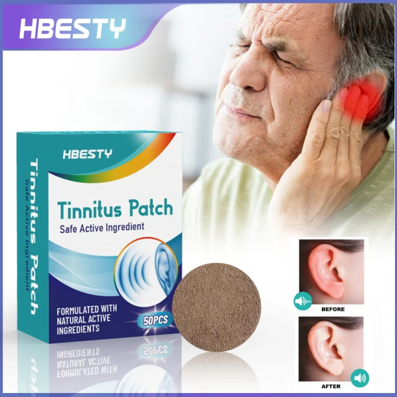 HBESTY Tinnitus Patch Relieves Discomfort in The Head of Tinnitus, and Acupoint Care Ear Health Care Stress Relief