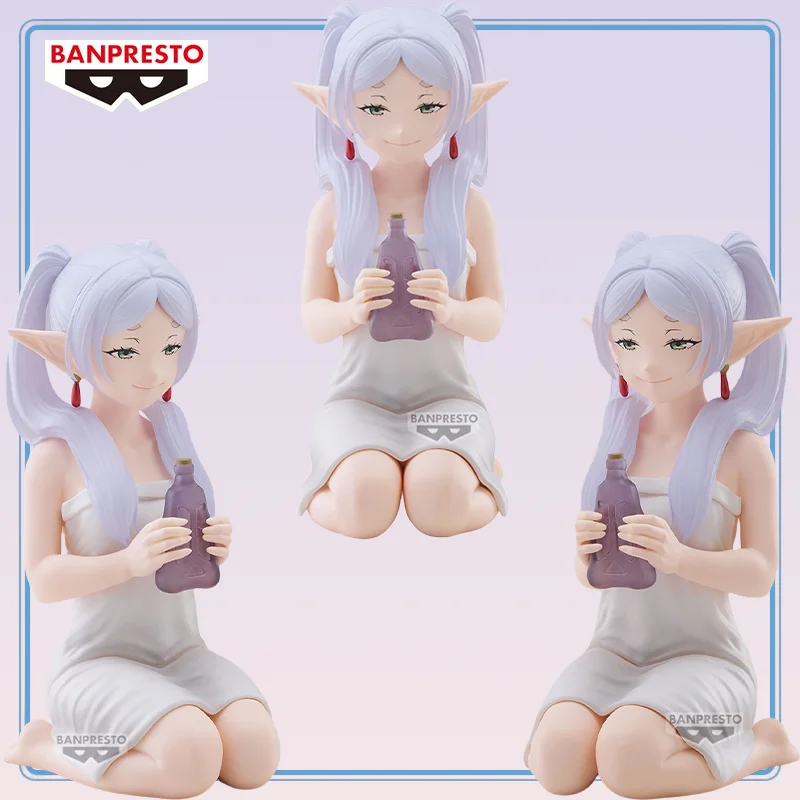 

【100%Authentic】Bandai Spirits Original Sousou No Frieren Frieren Relax Time Anime Cartoon Garage Kit Model Toys Gifts Toys
