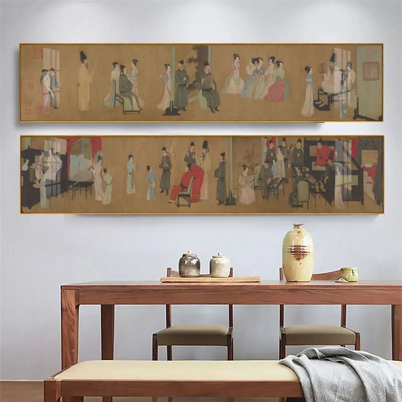 

Chinese Ancient Times Home Decorative Canvas HD Prints Paintings Modular Pictures Modern Artwork Bedroom Wall Art Poster