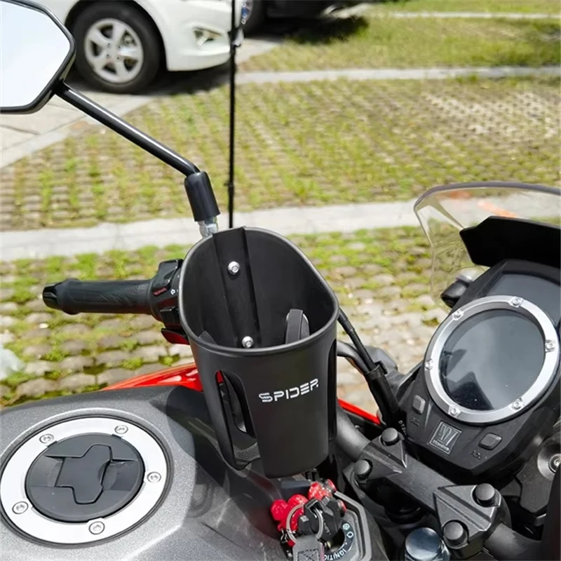 2026 Universal Motorcycle Cup Holder Bike Water Bottle Cage Stand Drink Beverage Modification Accessories