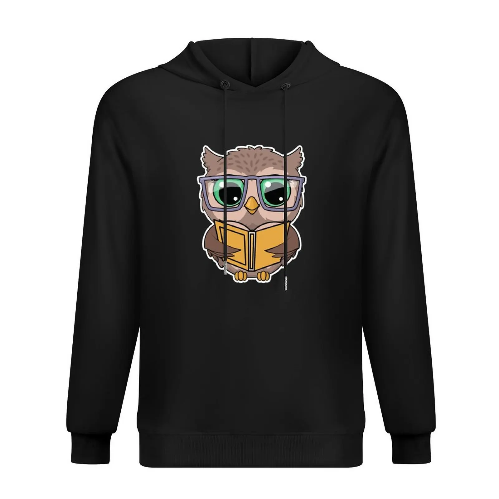 

Owl Reading Hoodie mens clothes men's clothes autumn jacket men men's coat anime hoodie