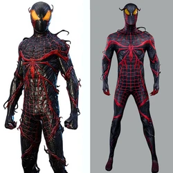 Absolute Carnage Cosplay Spiderman Costume Superhero Bodysuit 3D Printed Spandex Zentai Outfit Halloween Costume