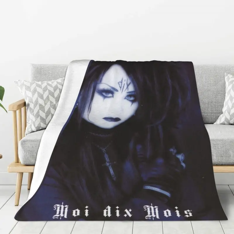 Custom Malice Mizer Mana Sama Moi Meme Moitie Blanket 3D Print Soft Flannel Fleece Warm Throw Blankets Bedding Sofa Bedspreads