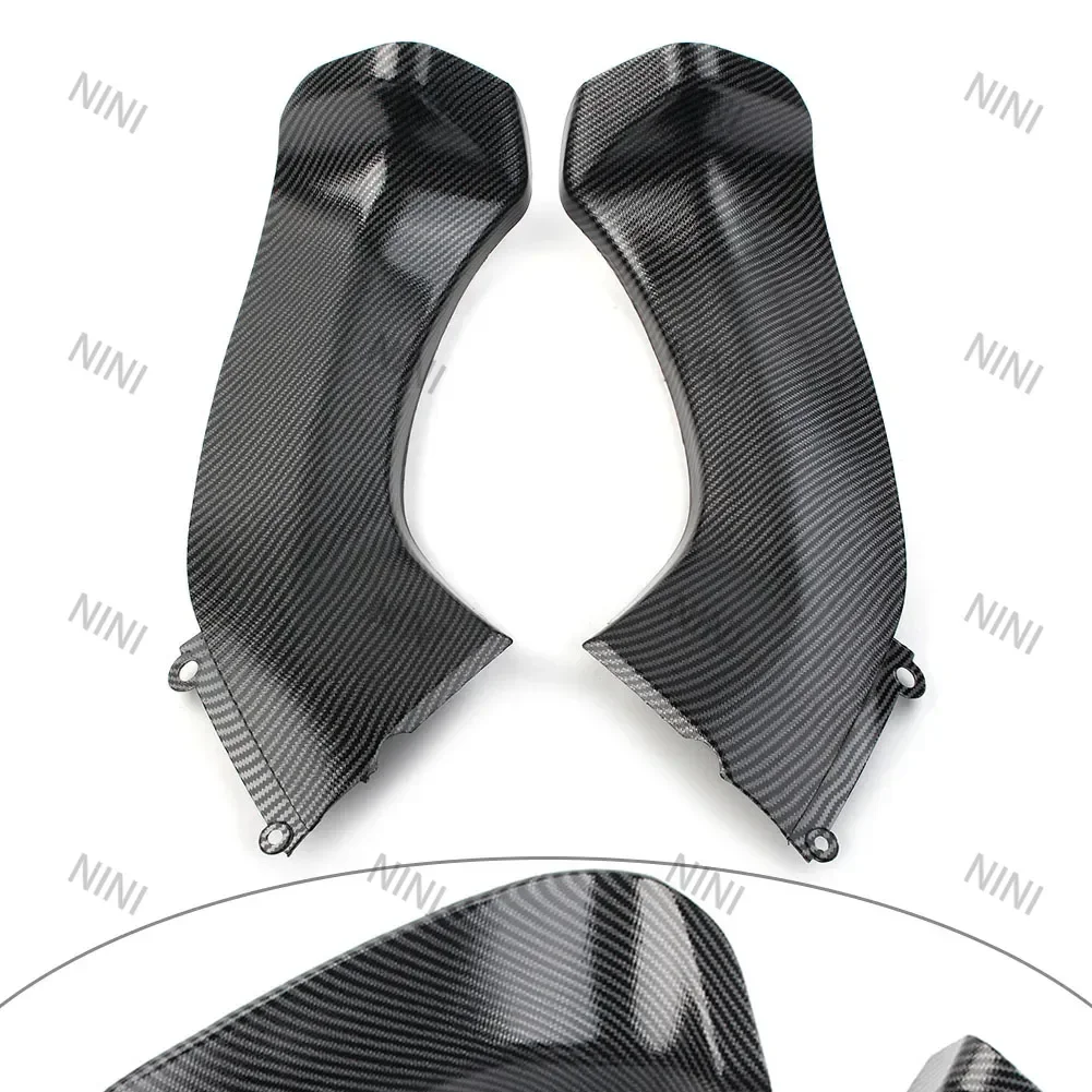 

1Pair Motorcycle For KAWASAKI ZX10R 2006 2007 Front Dash Air Intake Ram Fairing Cover Carbon Fiber Pattern