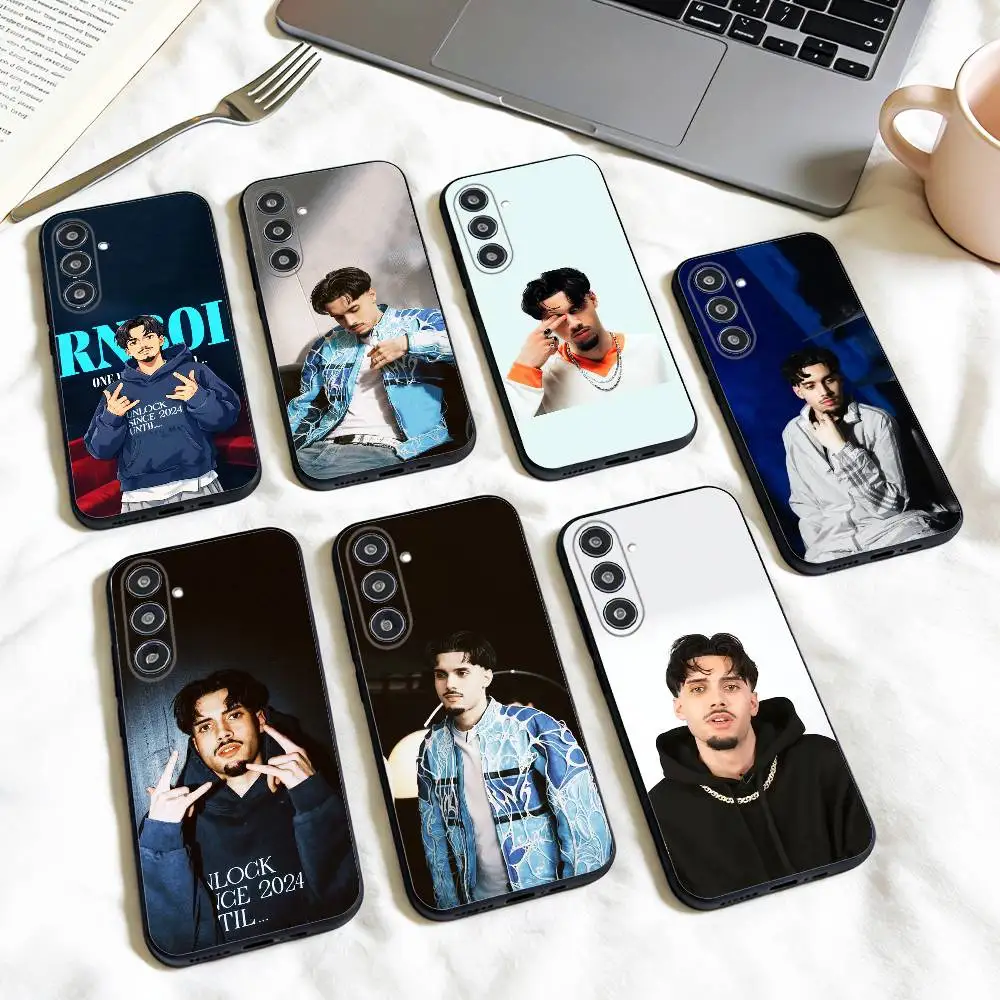 Rapper R-RNBOI   phone Case For Samsung Galaxy A73,A72,A71,A70,A53,A52,A51,Others Soft Black Shell