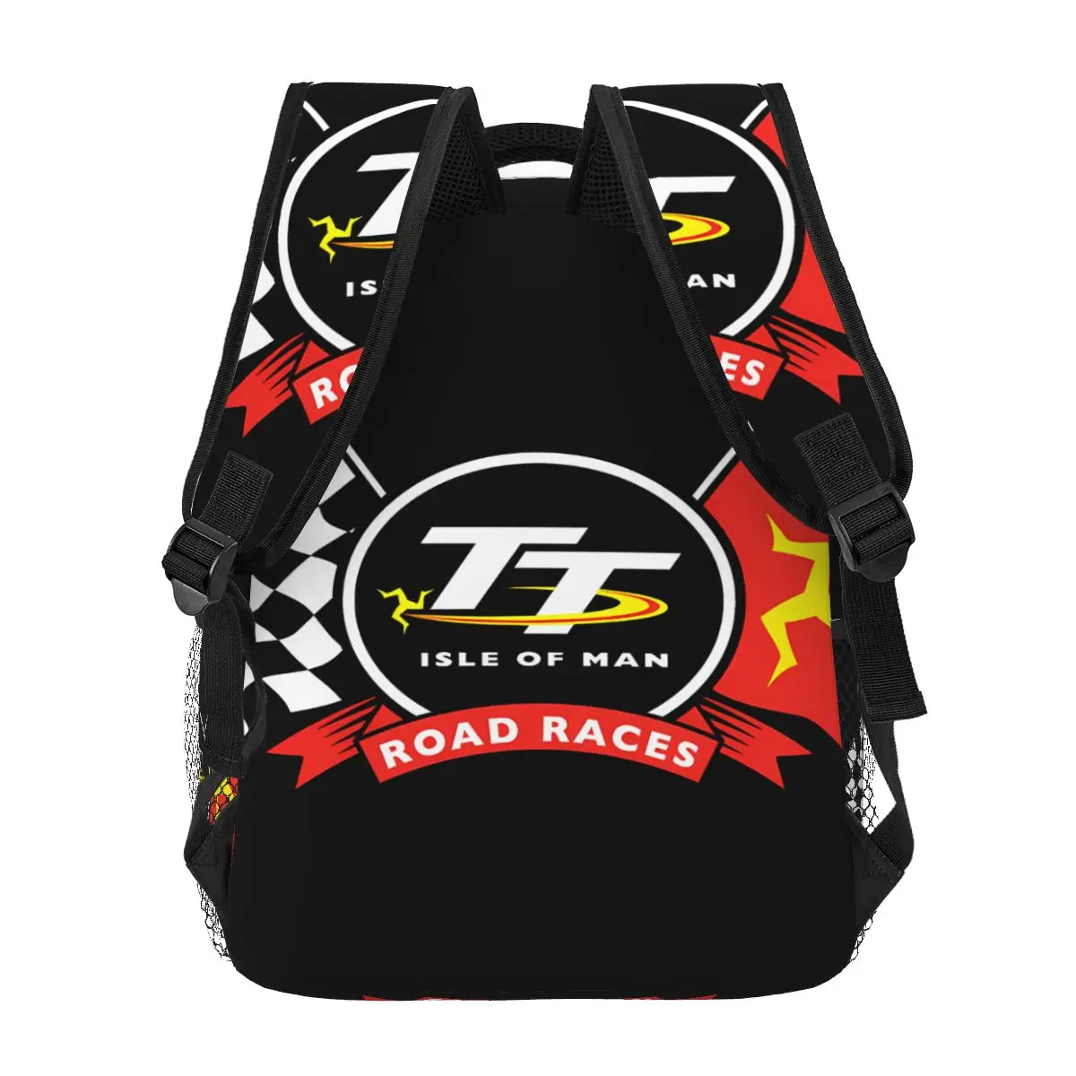 Mochila informal TT Races Unisex, mochila de ordenador de viaje de ocio para estudiantes