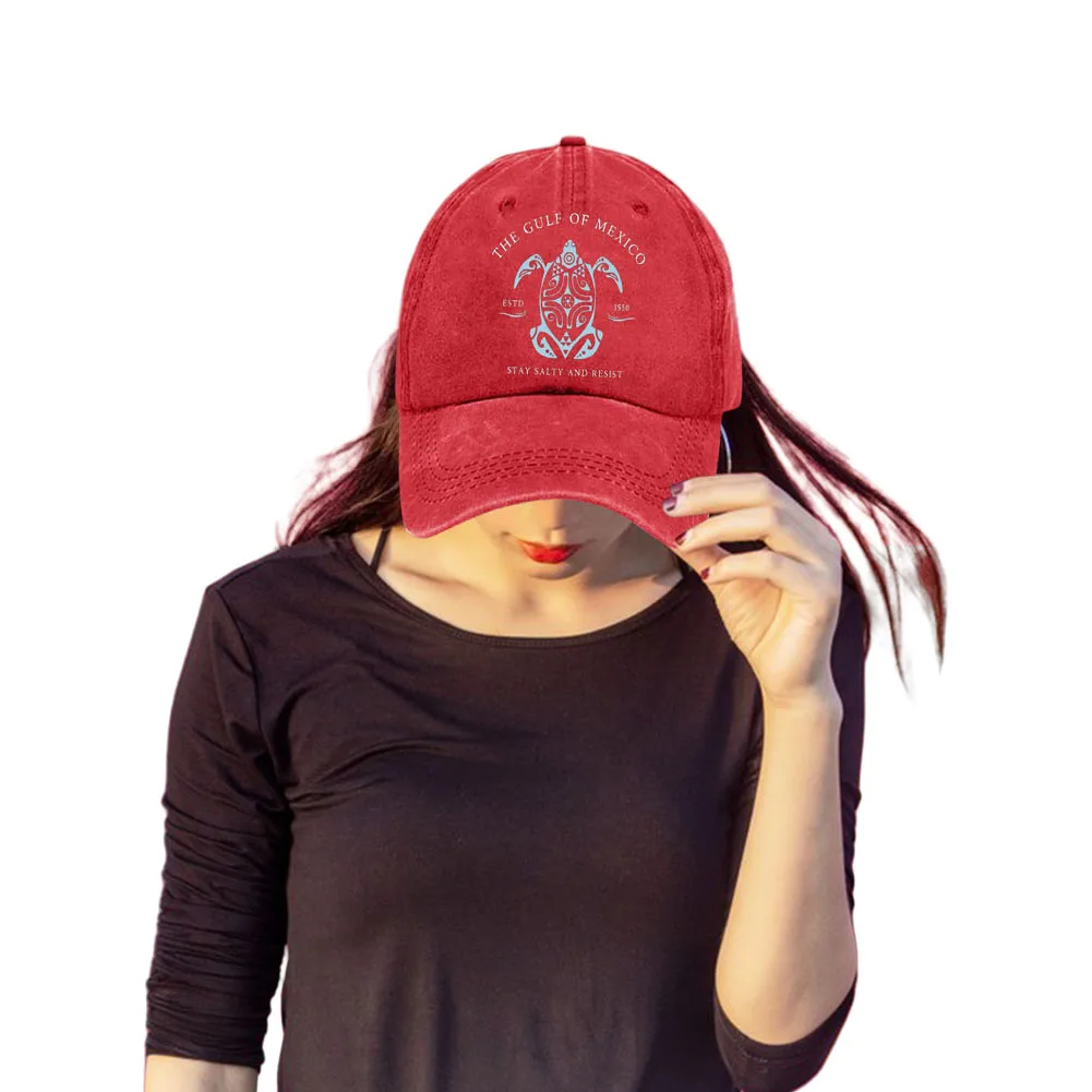 

Washed Cotton Baseball Cap Solid Color Printing Trucker Hats Foreign Trade Hip Hop Caps Adjustable Vintage Dad Hat for Men Women