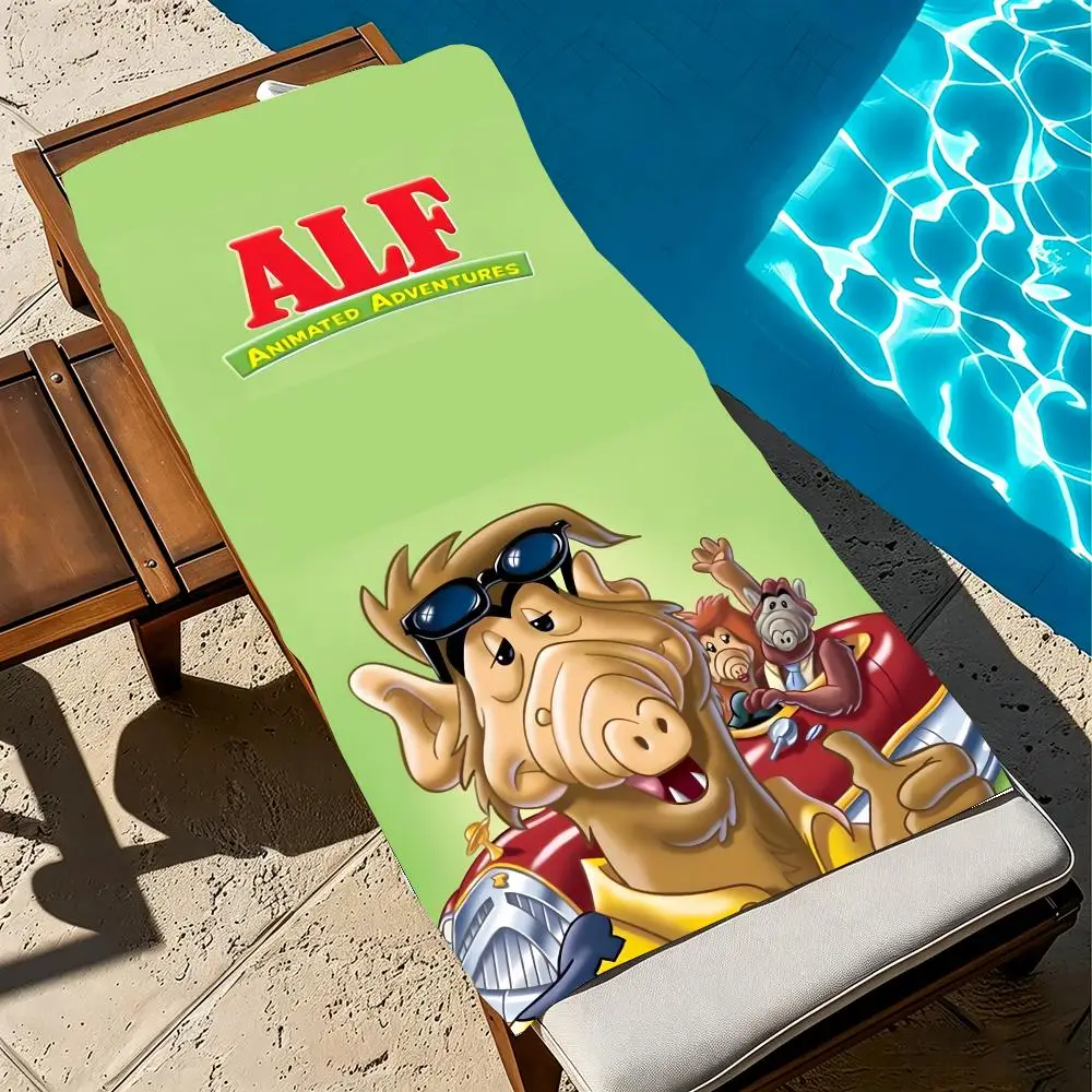 TV Series A-ALF Towel Towel beach towel, quick drying absorbent bath towel for Swim,Gym,Camping,Outdoor hot