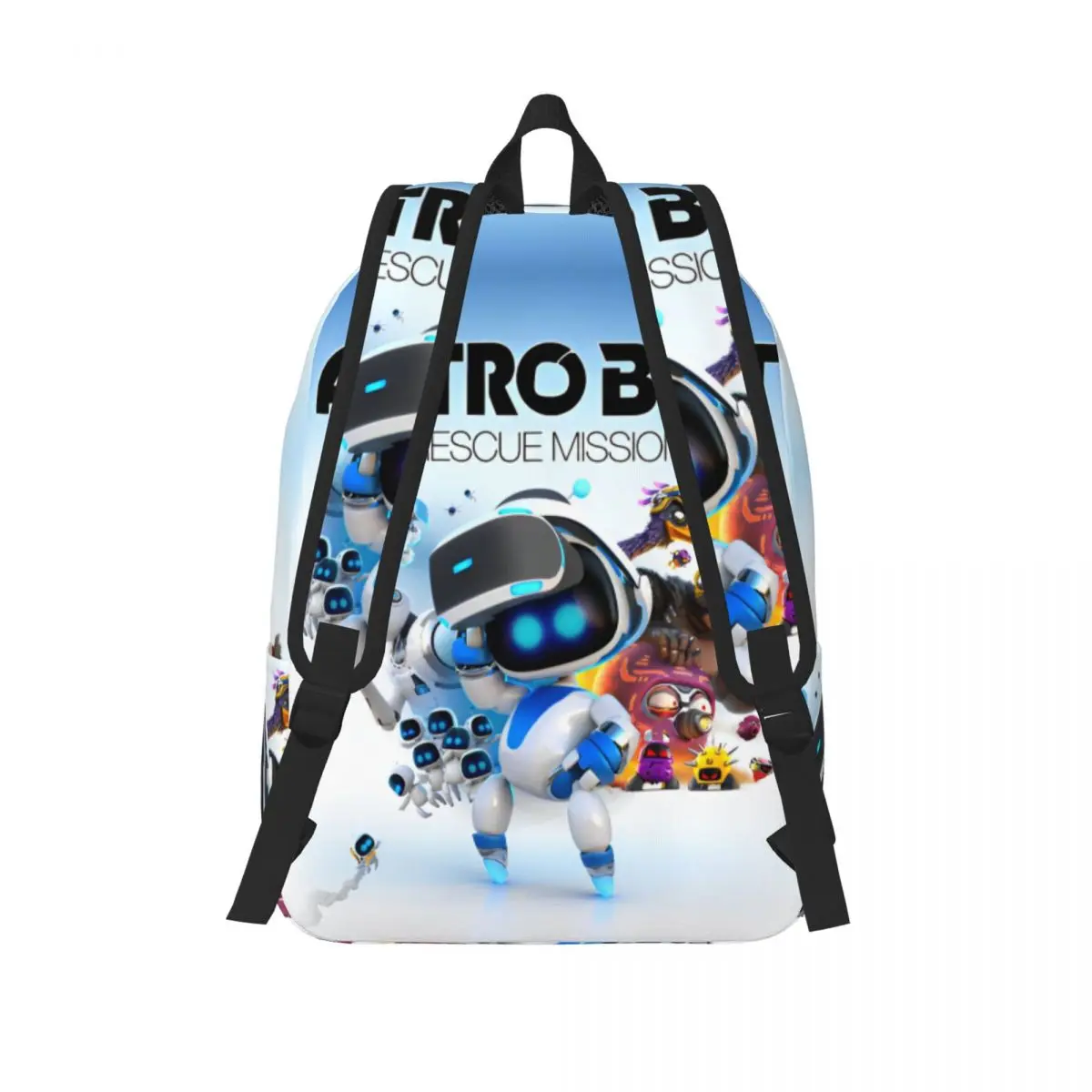 Gra Astrobots dla nastolatków Student School Book Bags Canvas Daypack Elementary High College Sports