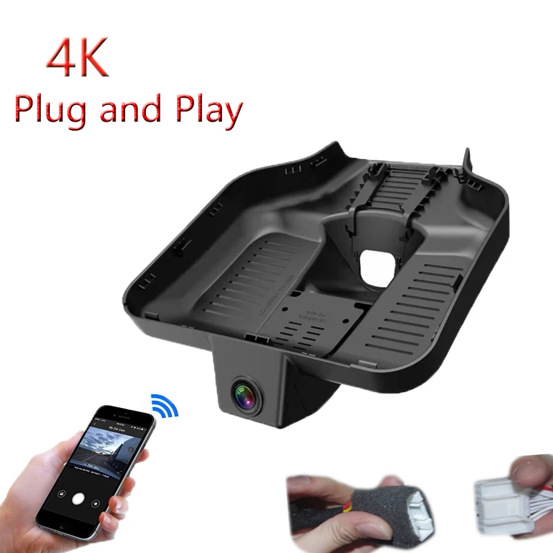 

4K Plug And Play For Geely BINRAY COOL 1.5T 2022 2023 Car Wifi DVR Video Recorder Dash Camera Dashing Cam FHD 2160P