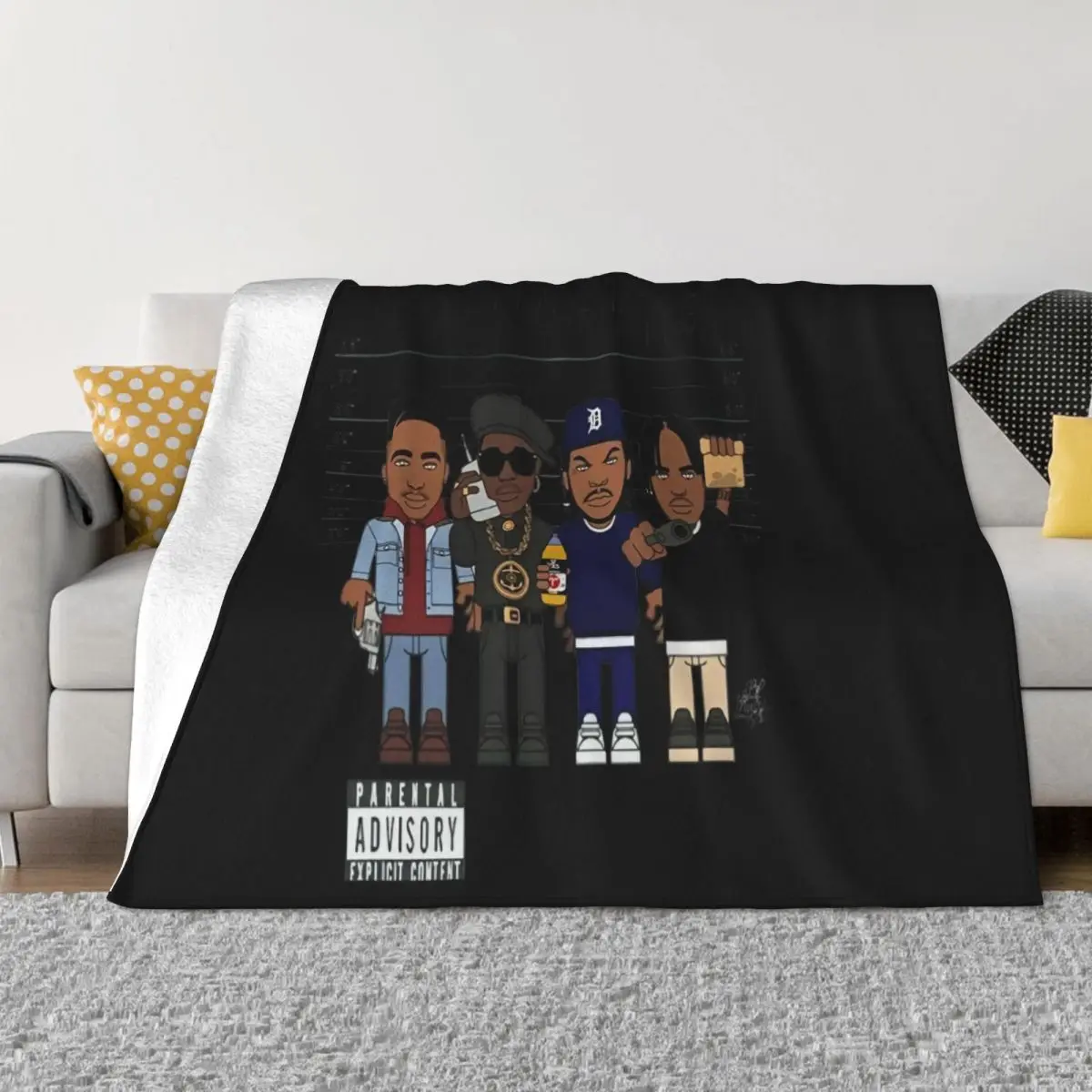 Tee 100 Coton Gangsta Boyz N The Hood Menace 2 Society New Jack City Slim Fit Throw Blanket