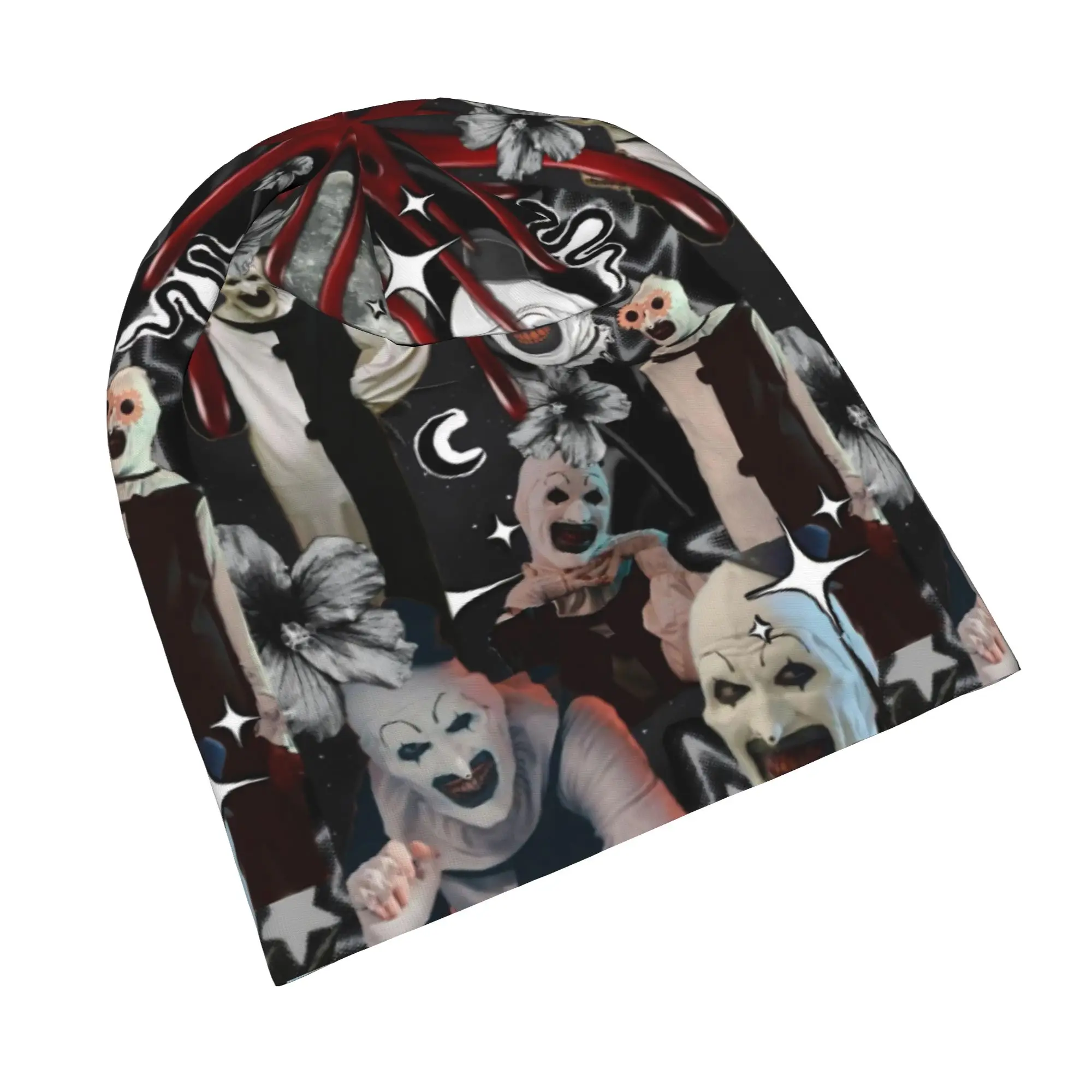 Terrifier Skullies Beanies Hat Horror Movie Fashion Unisex Outdoor Caps Warm Thermal Elastic Bonnet Hats