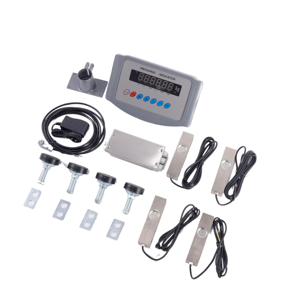 2000kg DIY Animal Scale kit Livestock Scale Kit Weighing Electronic Scale for Cattle Steers Calves Sheep Goats Pig Lamb Scale