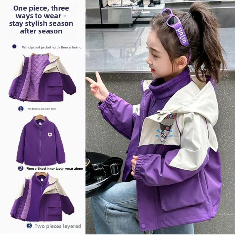 chaqueta-impermeable-para-ninas-kuromi-nueva-coleccion-otono-2026-abrigo-3-en-1-transpirable-suave-ligero-moderno-y-casual-para-uso-diario-infantil