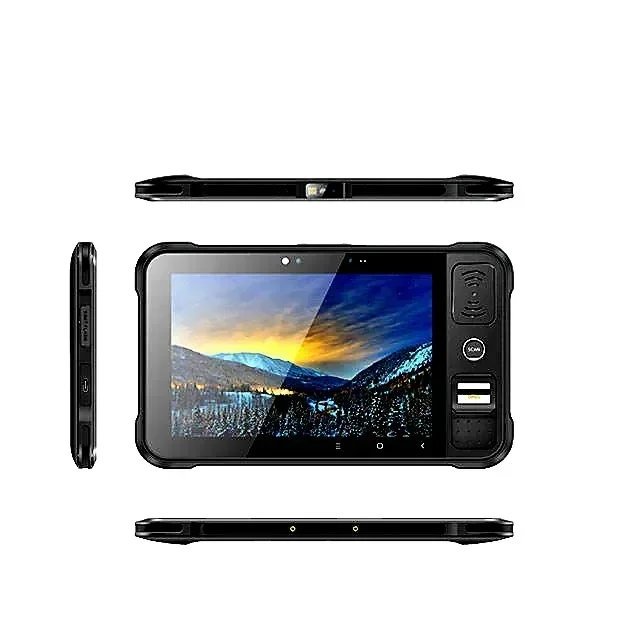 Chainway P80 8 inches Android tablet face scanner NFC/HF/UHF industrial tablet pc rfid reader tablet