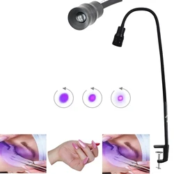 5V USB Lash Light for Eyelash Extensions UV Nail Lamp Quicky-Dry LED Lash Floor Lamp for Gel Nails Home DIY Salon