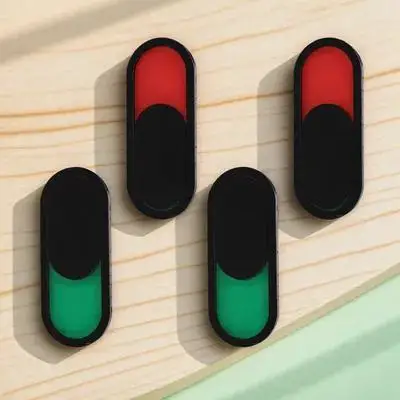 

4Pcs Organic Glass Door Room Signs Vacant Occupied Sliders for Office Meeting Room Privacy in Use Status Indicators